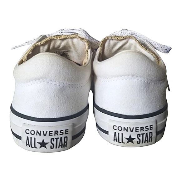 Converse White and Gold Sneakers - Picture 4 of 9